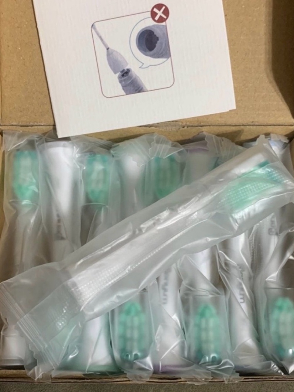 Replacement Electric Toothbrush Heads - Mint Green (Pack)